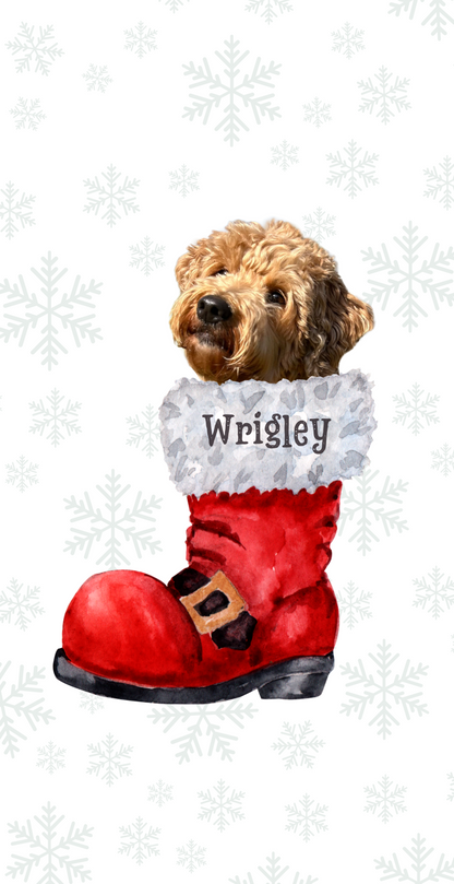 Pet Ornament in Santa Boot