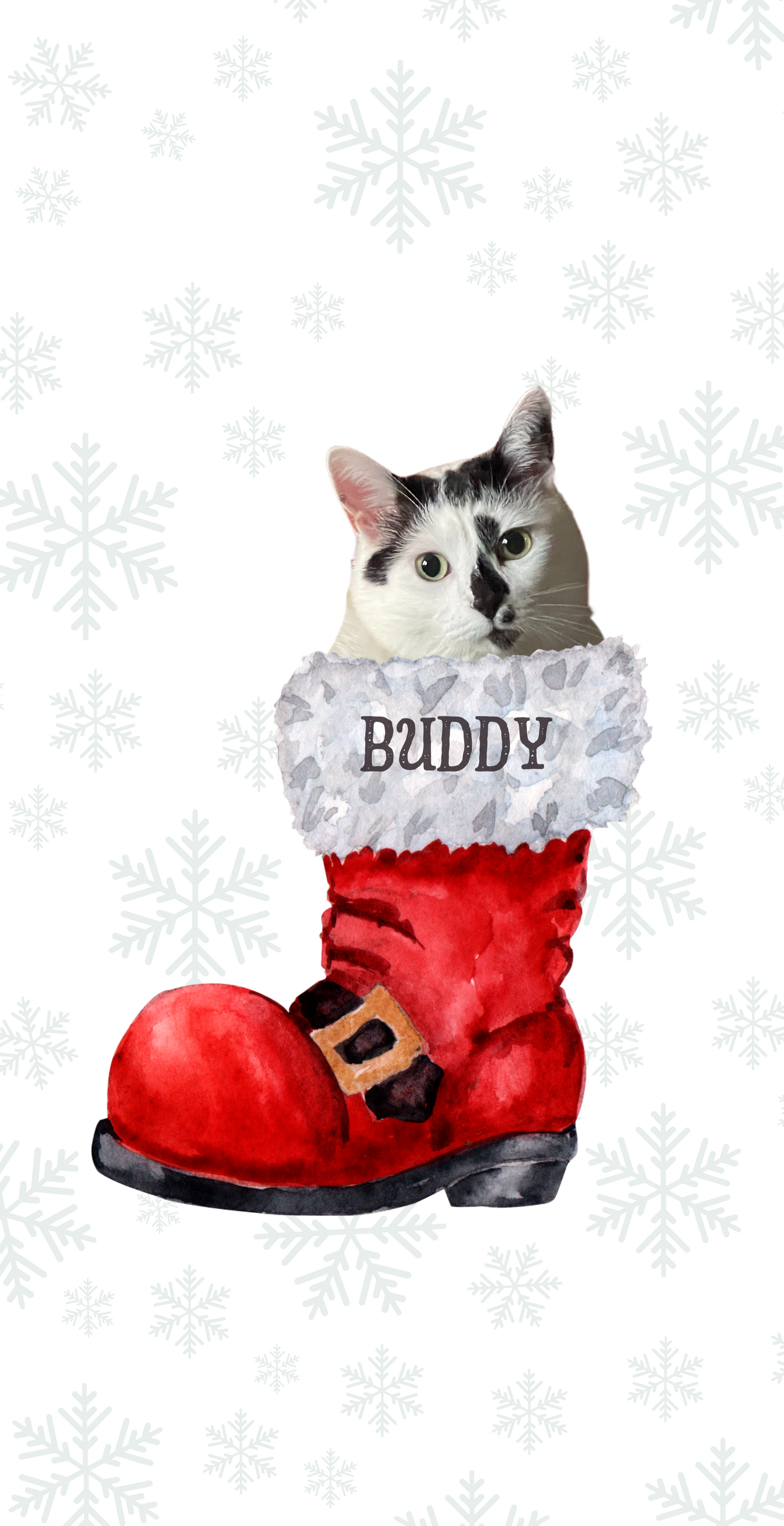 Pet Ornament in Santa Boot